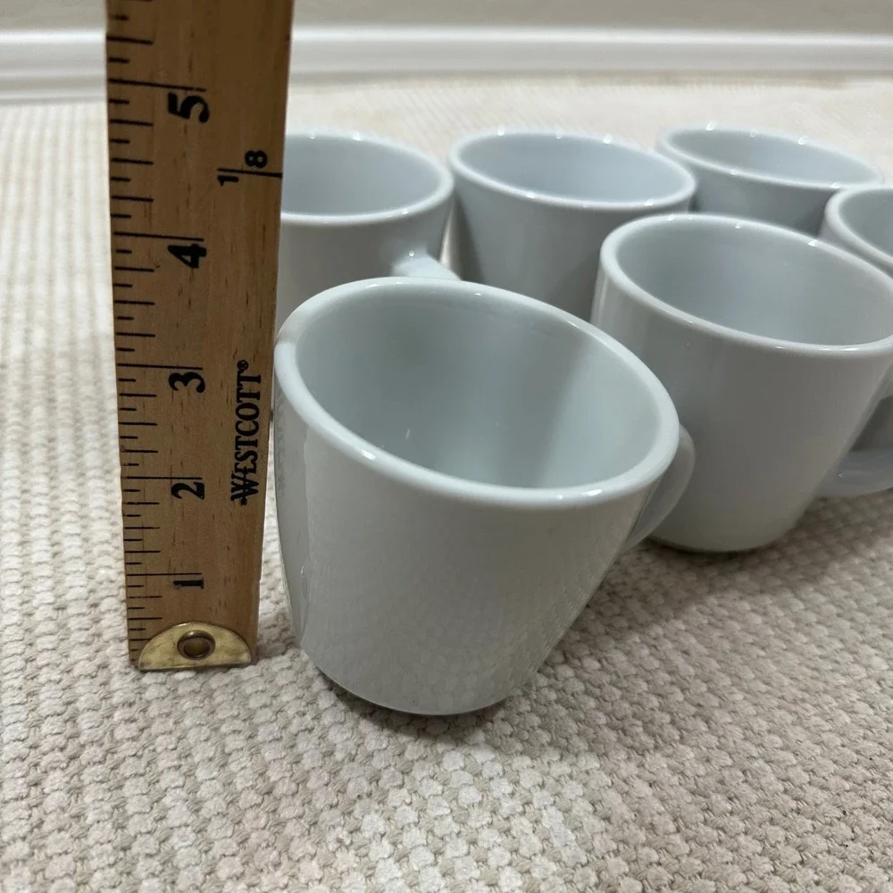 Williams Sonoma‎ White Espresso Cups Demitasse Set of 6